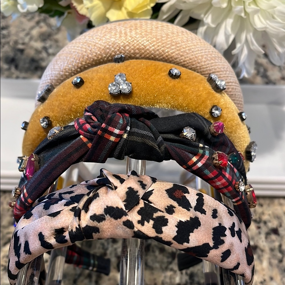 Set of Four Stylish Headbands